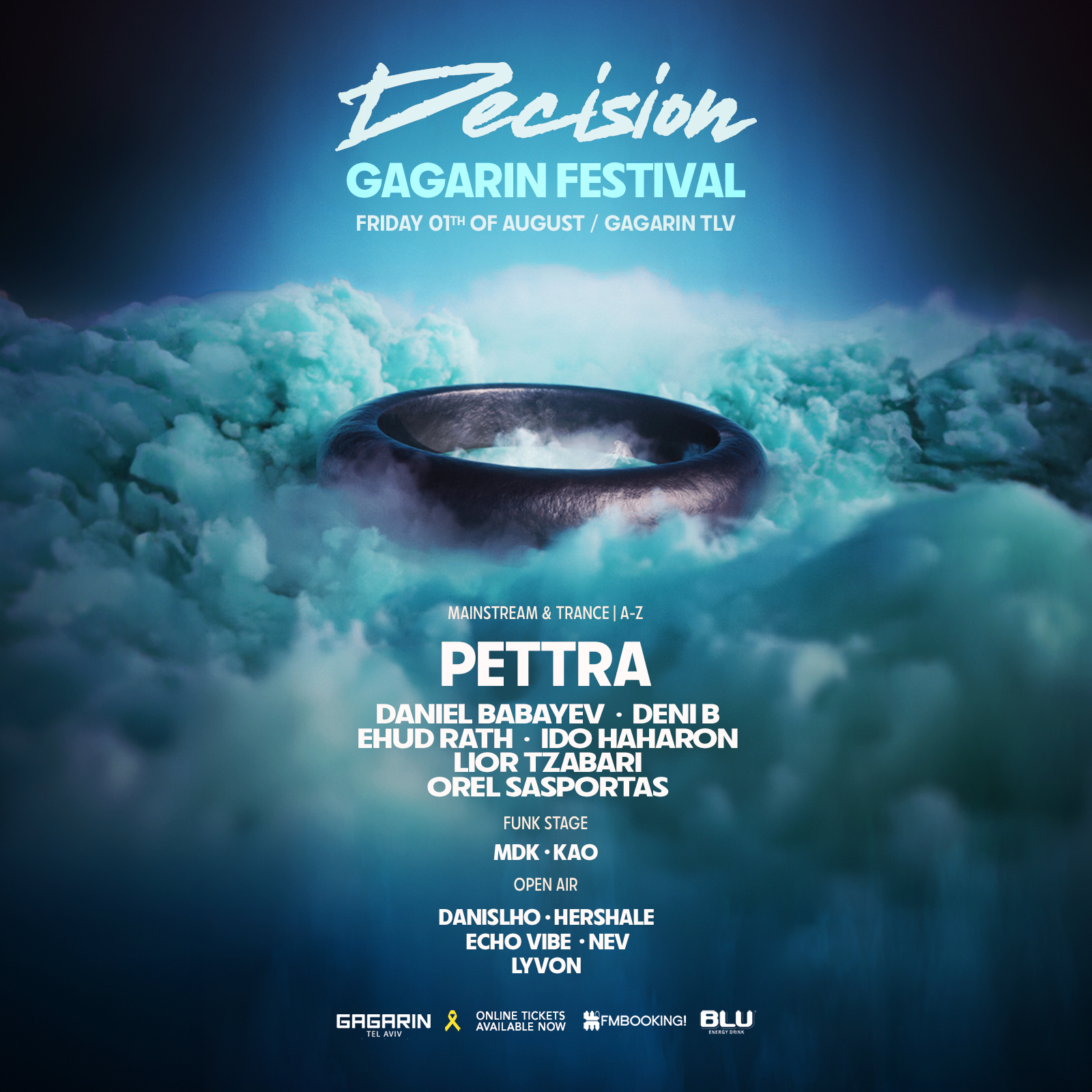 DECISION GAGARIN TLV PETTRA LIVE